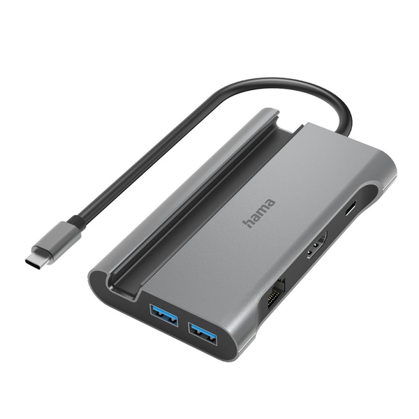 Docking station, Hama, USB 3.2/USB-C, 100W, Gri