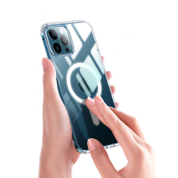 Cellect iPhone 15 Pro Max mágneses szilikon tok átlátszó (CEL-MAG-IPH15PM-TP)