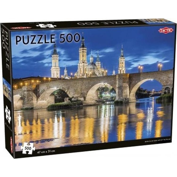 Tactic 55258 puslespil 500 stk Landskab