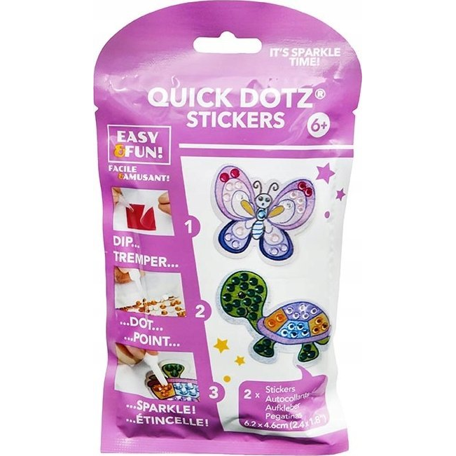 Diamond Dotz Big Dotz matricakészítő készlet - Pillangó és teknős (018-DTZ8001)