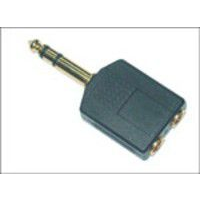 Microconnect AUDANS adattatore per inversione del genere dei cavi 6.35mm 2 x 3.5mm Nero