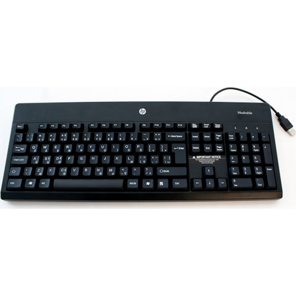 HP 724720-181 tastiera USB AZERTY Nero