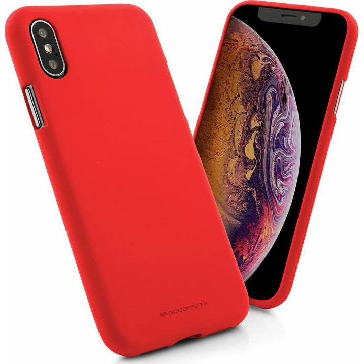 Mercury Soft Apple iPhone 13 mini szilikon tok, piros (8809824769252)