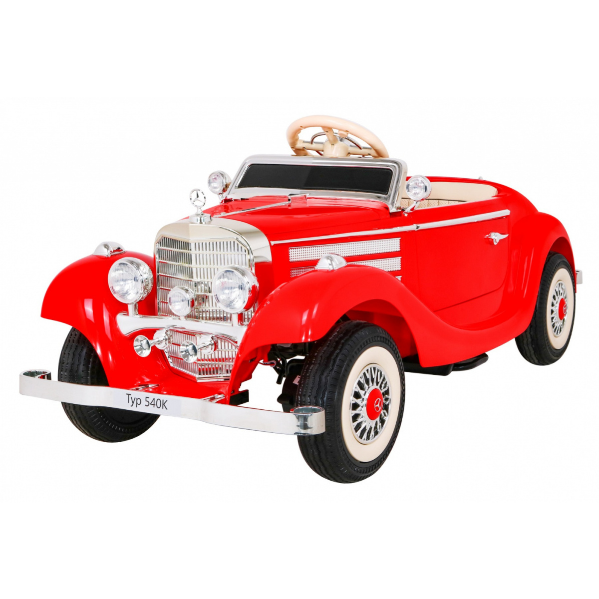 Ramiz Mercedes Benz Retro Type 540A Elektromos autó - Piros (PA.A200.CR)