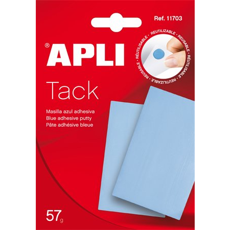 Apli 11703 Gyurmaragasztó 57g - Kék (11703)