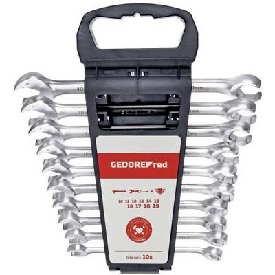 Racsnis csavarkulcs készlet 10 részes Gedore RED R05905010 3301003 (3301003)