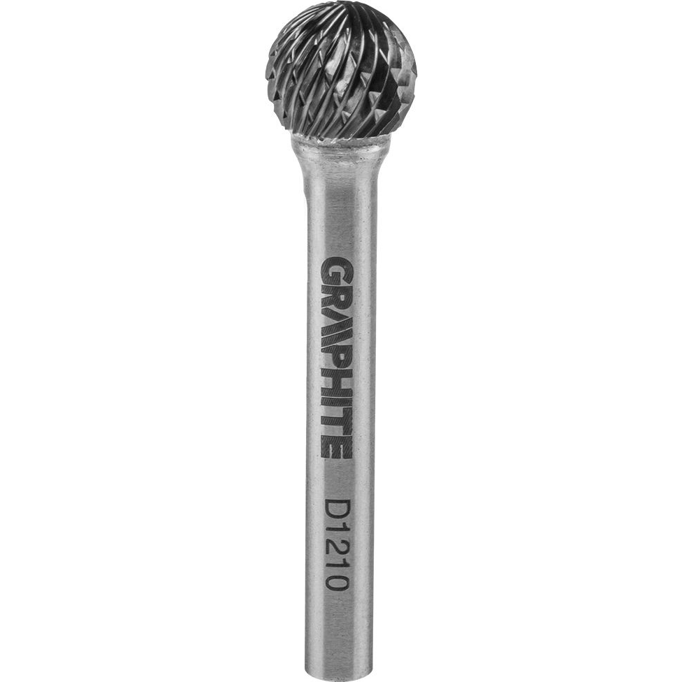 Graphite HM Fémmaró, D Típus Gömb Alakú, 12x10 mm, Szár 6x45 mm (V31AC-TOP-55H362)