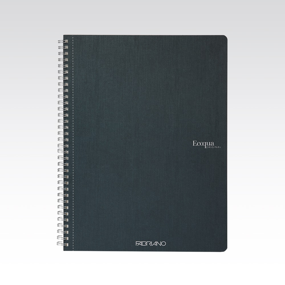 Fabriano Ecoqua 70 lapos A4 vonalas spirálfüzet - Sötétzöld (19290210)