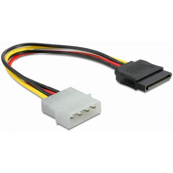DeLock DL60100 Cable Power 4pin female - straight -> SATA HDD (DL60100)