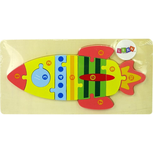 Fa Kirakós Játékkészlet Rocket Számok 10351