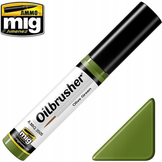  Vallejo Ammo: Oilbrusher - Olive Green (10 ml)