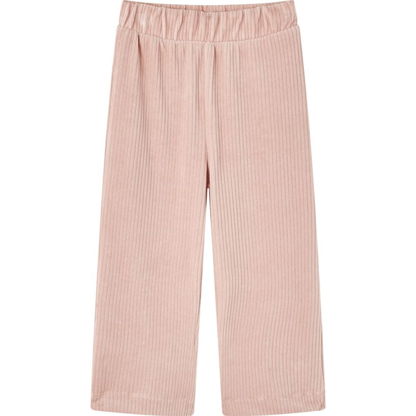 Világos rózsaszín kordbársony gyereknadrág 104