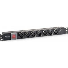 Equip 333300 Stromverteilereinheit (PDU) 7 AC-Ausgänge Schwarz