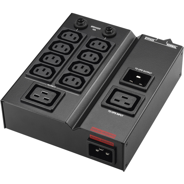 PowerWalker MBS/PDU IEC 1-3kVA rozdzielacz zasilania PDU 9 x gniazdo sieciowe Czarny