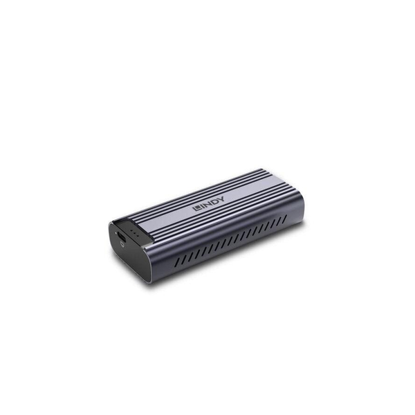 Lindy 43394 drevkabinet SSD kabinet Grå M.2