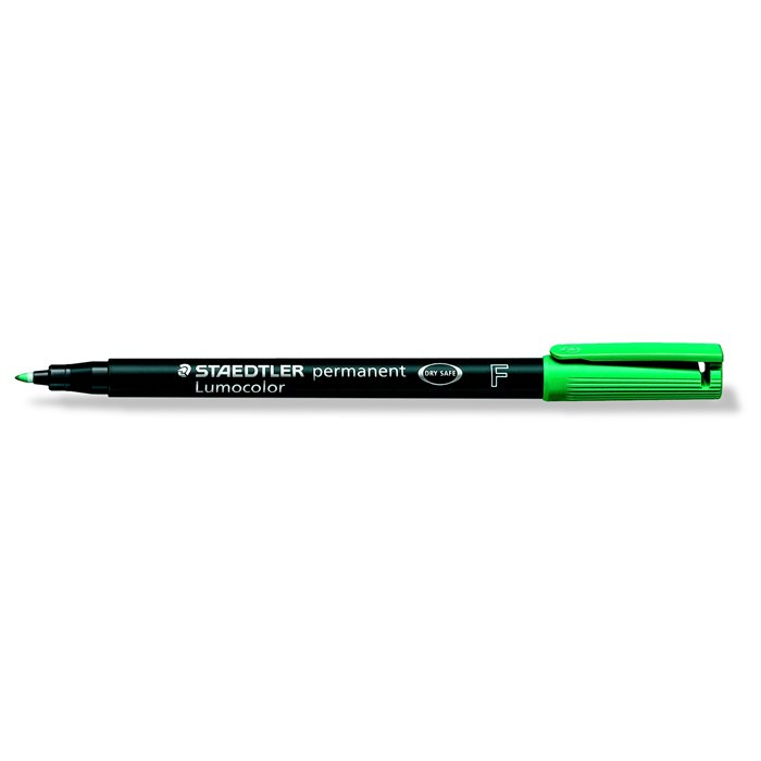 Staedtler Lumocolor 318 F 0,6mm Alkoholos marker - Zöld (318-5)