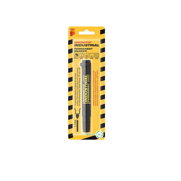 ICO Magnetic industrial permanent 11 XXL 1.3mm Alkoholos marker - Fekete (9580119004)