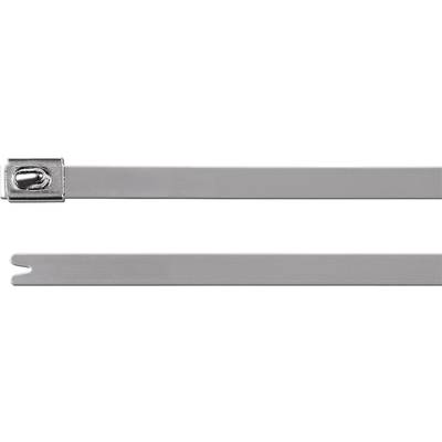 HellermannTyton 111-94339 MBT33H-SS316-ML Kábelkötöző 838 mm 7.90 mm Ezüst Kúpos záródással, UV stabilizált 1 db (111-94339)