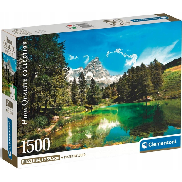 Clementoni High Quality Collection Blue Lake Puslespil 1500 stk Landskab