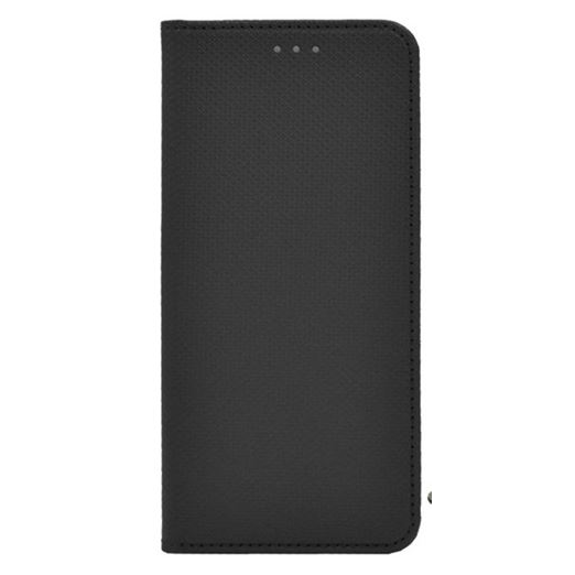 Xiaomi Redmi 12C Калъф стоящ, кожен ефект (FLIP, странично отваряне, функция за държач за маса, шарка на ромб) ЧЕРЕН