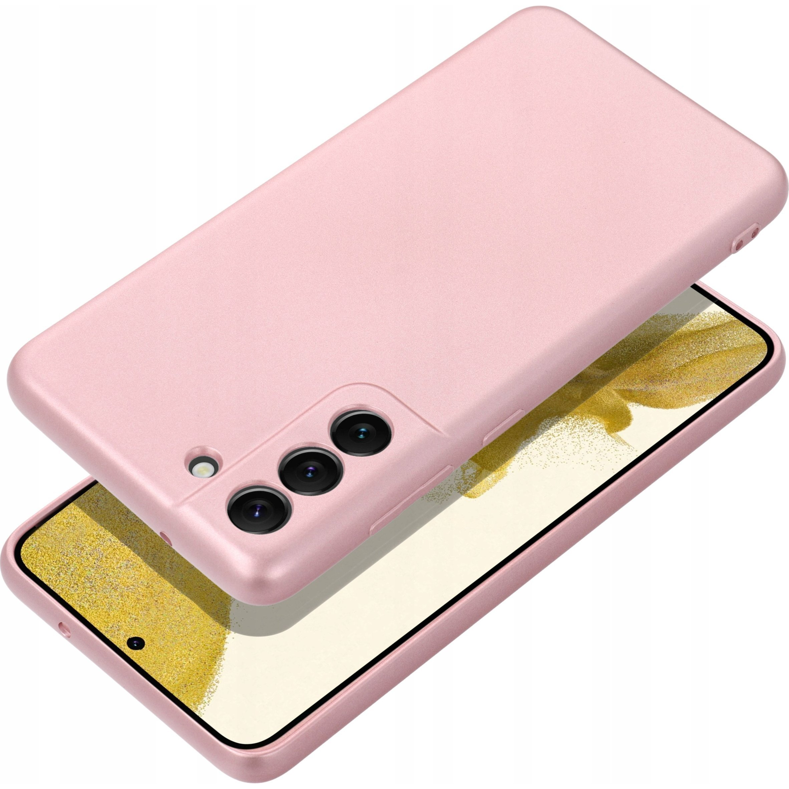 ZONE Metallic Case tok Samsung Galaxy S24 csillogó rózsaszín (5903396233661)