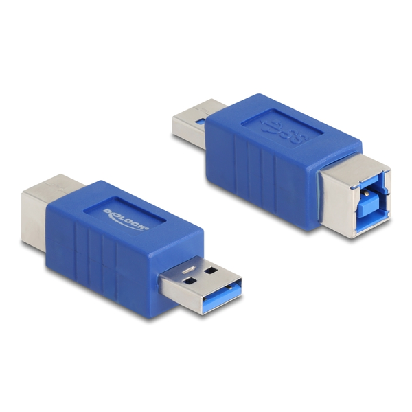 DELOCK Adapter 5Gbps USB Typ-A - Typ B Buchse gekreuzt