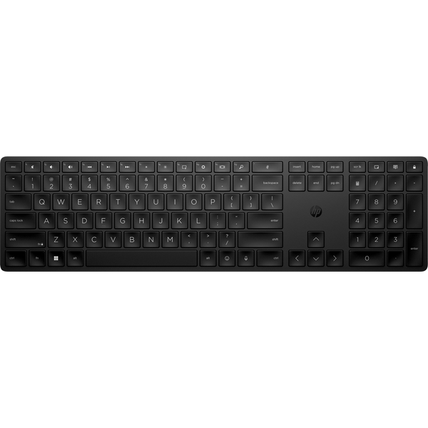 HP 455 Programmable Wireless Keyboard tastiera Casa RF Wireless Nero