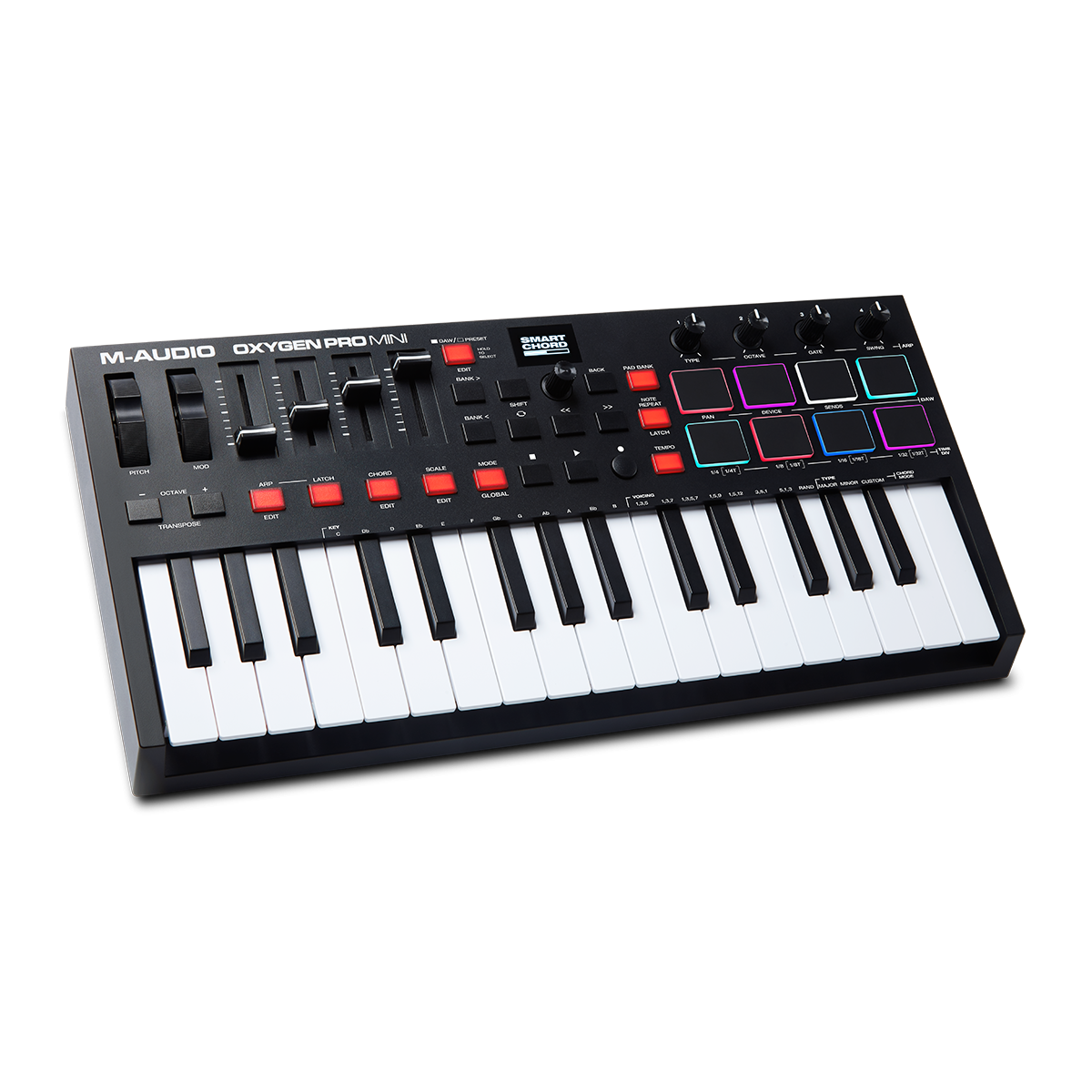 M-Audio Oxygen Pro Mini USB MIDI Controller (OXYGEN PRO MINI)