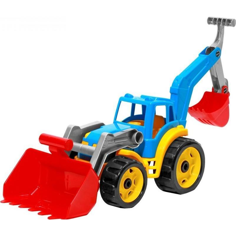 MTS Műanyag Traktor Markolókkal - 50 Cm, Többféle - 1db (TEH3671)