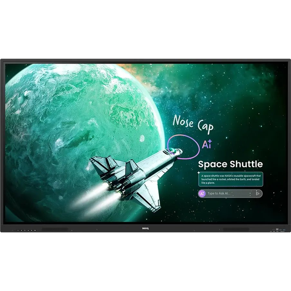 BenQ RE8605A interactief whiteboard 2,18 m (86") 3840 x 2160 Pixels Touchscreen Zwart USB