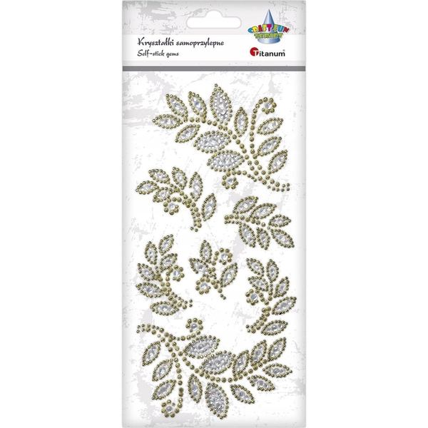  Craft with Fun Kryształki samoprzylepne łodygi 7szt
