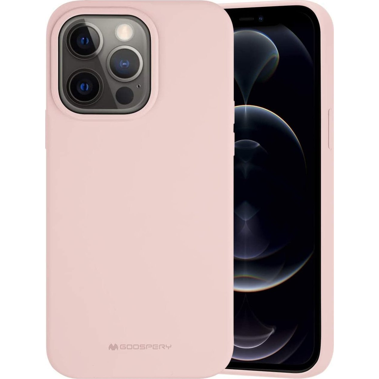 Mercury Silicone Apple iPhone 14 Pro szilikon tok, rózsaszín homok (Mer007480)