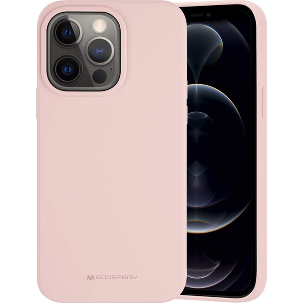 Калъф Mercury Goospery Silicone Case за iPhone 14 Pro, Пясък