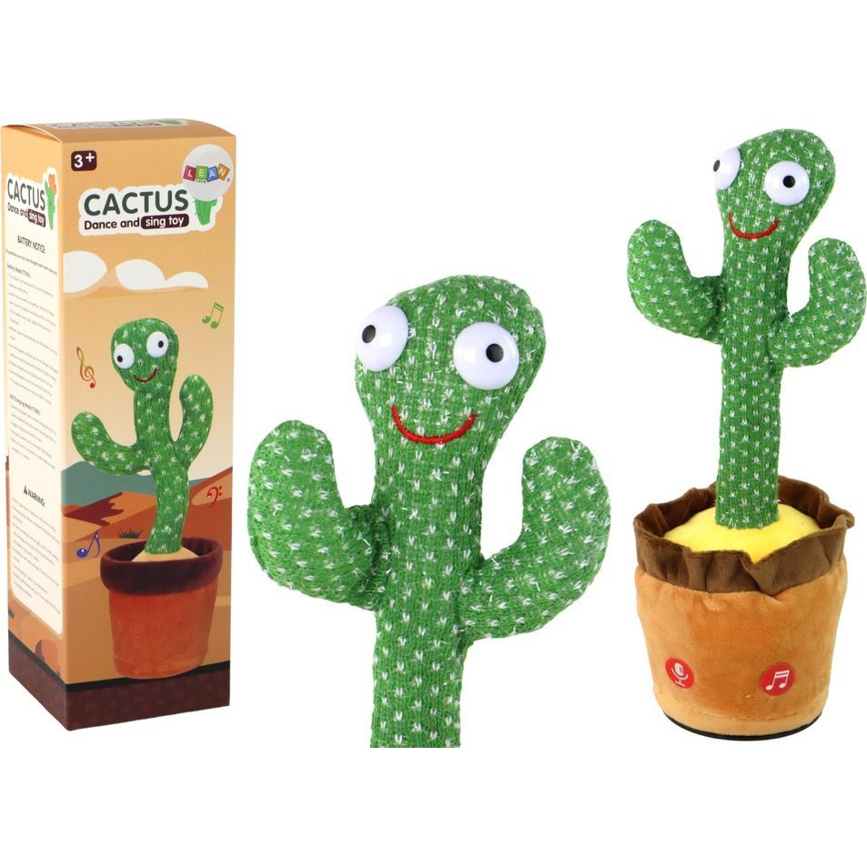 Táncoló Kaktusz Játszó és Világító Interaktív Játék (16948)