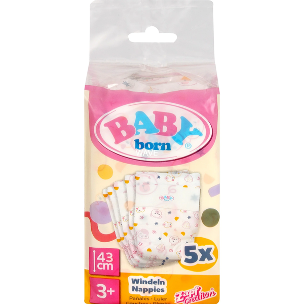BABY born Nappies, 5 pack Памперси за кукла