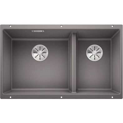 Blanco SUBLINE 430/270-U Silgránit Fekete színű exc.n.Gránit mosogatótál (525991) (525991)