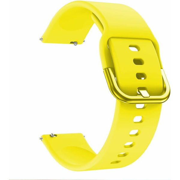 Xiaomi Redmi Univerzális Szilikon Gyári Okosóra szíj 135 mm - 205 mm - Citromsárga