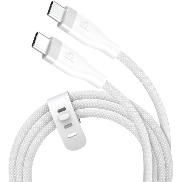 j5create JUCX18L18W USB-kabel 1,8 m USB C 0,48 Gbit/sek. Hvid