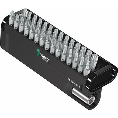 Wera Bit-Check 30 Wood 2 05057432001 Bit készlet 30 részes Kereszthornyú Phillips, Kereszthornyú Pozidriv, TORX