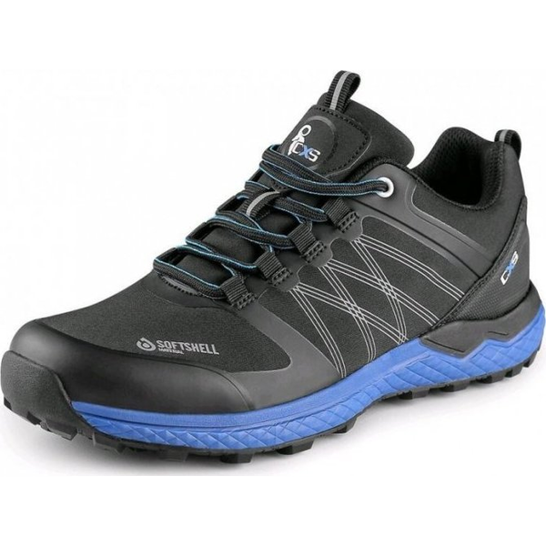 CXS Softshell Sport Félcipő - 39, Fekete/Kék