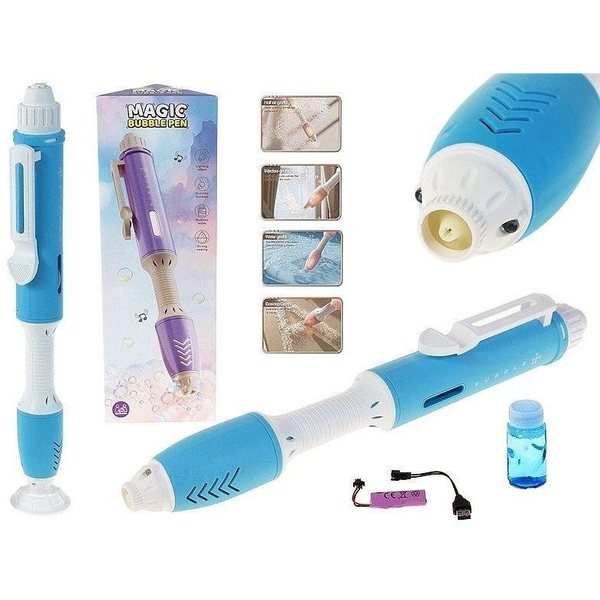 Magiczny długopis piszący bańkami mydlanymi 50ml