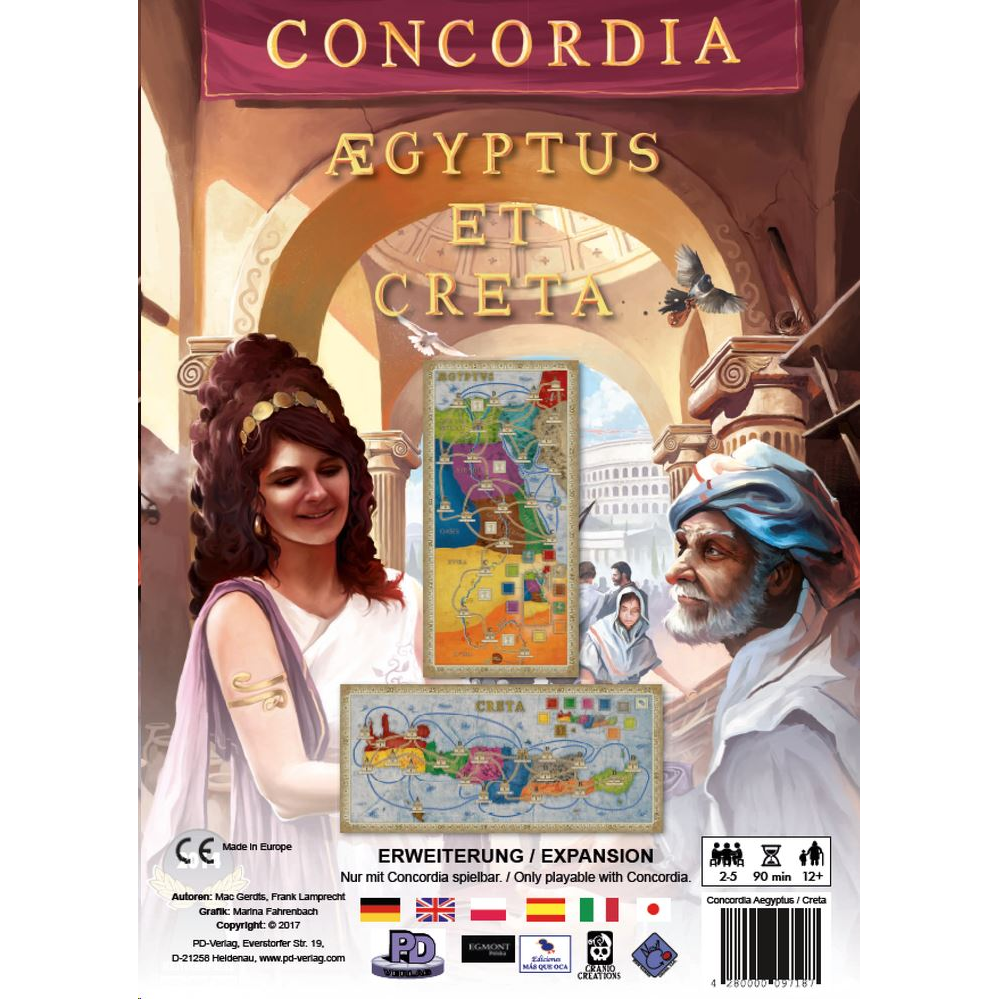 PD-Verlag Concordia: Aegyptus & Creta kiegészítő (GAM35661) (GAM35661)