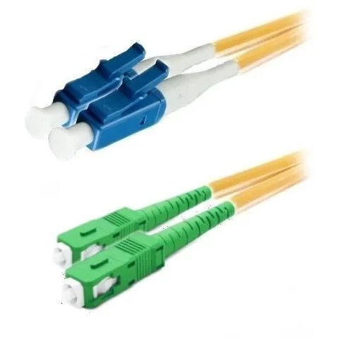 XTENDLAN Fiber Optic LC Fiber Optic SC/UPC Átalakító Sárga 1m FOP-LCSCA-D-1-9 (DPX-09-LCPC/SCAPC-1)