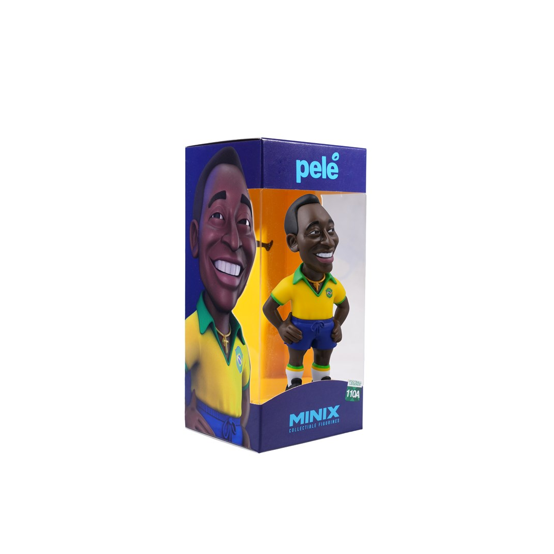 Minix Brazília - Pelé gyűjthető focista figura sárga mezben 12cm (18024)