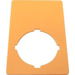 EATON M22-XZK Schild NOT-AUS gelb 216470 50x33mm blanko 216470