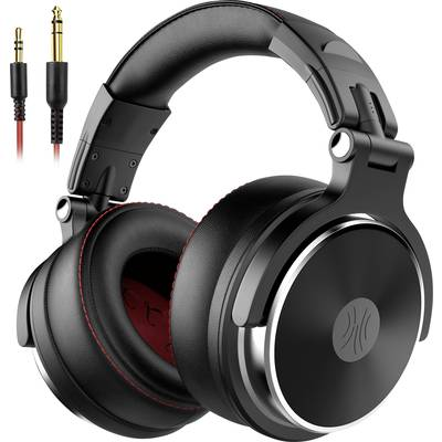 OneOdio Pro-60 DJ Over Ear fejhallgató Vezetékes Stereo Fekete High-Resolution audio Összehajtható, Forgatható fülkagyló (A-AA01-17) (A-AA01-17)