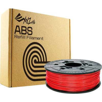 3D nyomtatószál 1,75 mm, ABS, piros, 600 g, XYZprinting Refill (RF10BXEU04H)