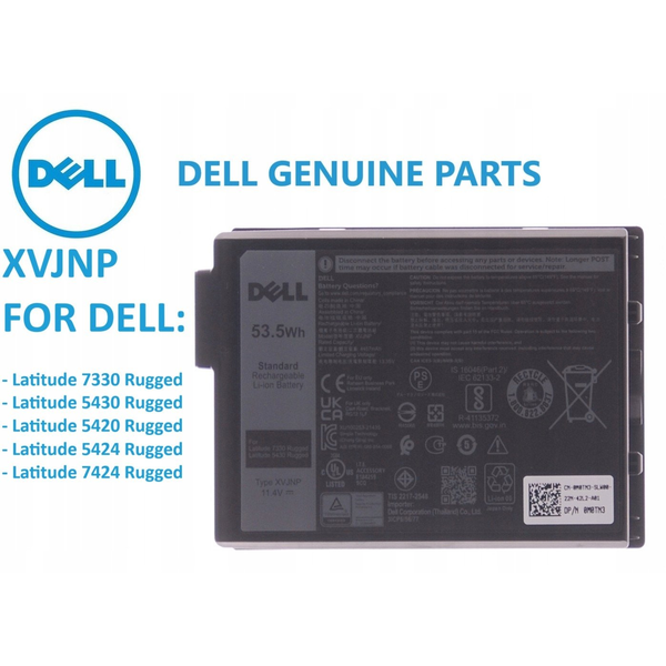 Laptop akkumulátor Dell eredeti lítium-ion 4457 mAh Dell