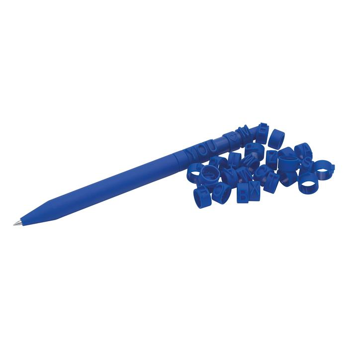 Wedo Letter Pen Puzzle Nyomógombos zseléstoll kirakóval - Kék (2 darabos) (2533003)