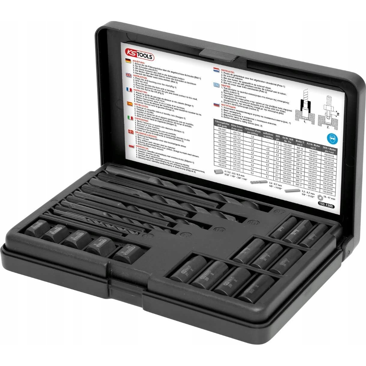 KS Tools 150.1305 Csavarkiszedő készlet (150.1305)